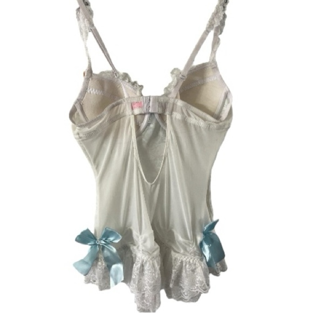5th Ave Intimates Chemise, Lingerie, NWT, Underwire, Floral Lace, Sexy, Sz L - Picture 8 of 13